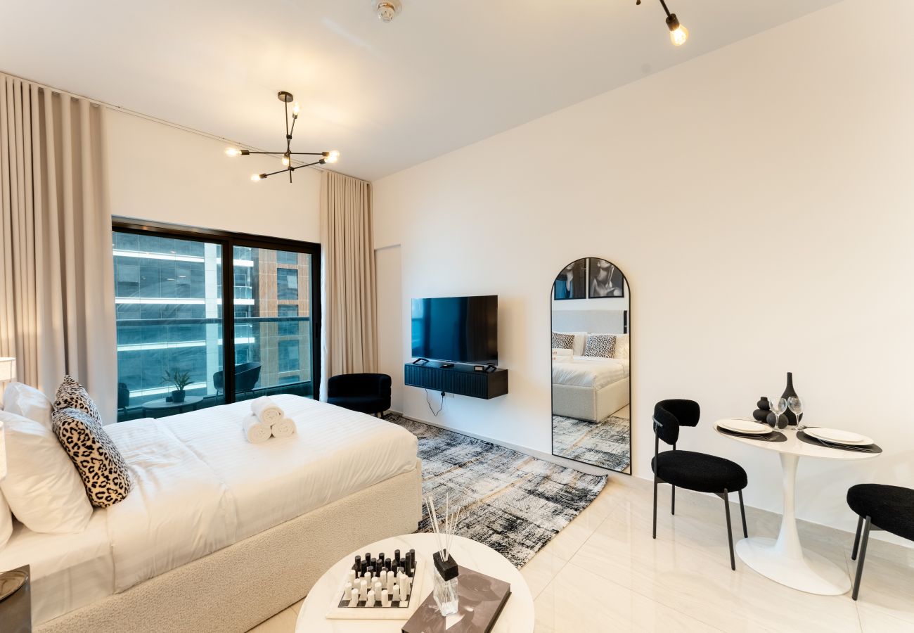 Studio in Dubai - Modern Studio in Elite Business Bay Residence