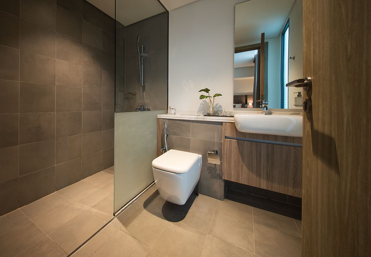 Villa in Ajmal Makan - Luxury Villa overlooking sea with private pool