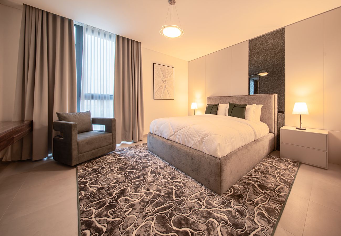 Villa in Ajmal Makan - Luxury Villa overlooking sea with private pool