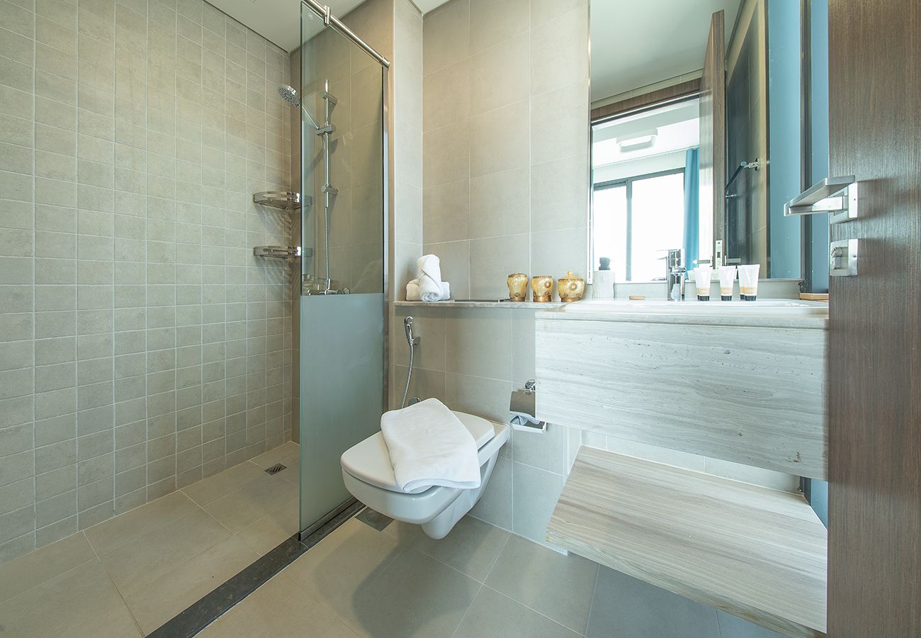 Apartment in Ajmal Makan - Spacious Beachfront 1 Bed in Blue Bay Walk