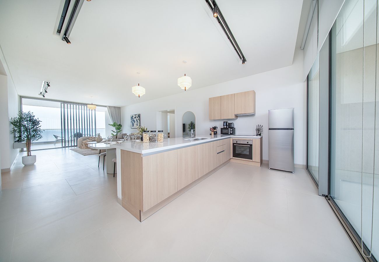 Apartment in Ajman - Luxury 2BR+Maid with Sea views in Seaside Hills