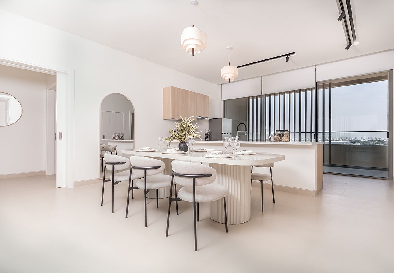 Apartment in Ajman - Luxury 2BR+Maid with Sea views in Seaside Hills