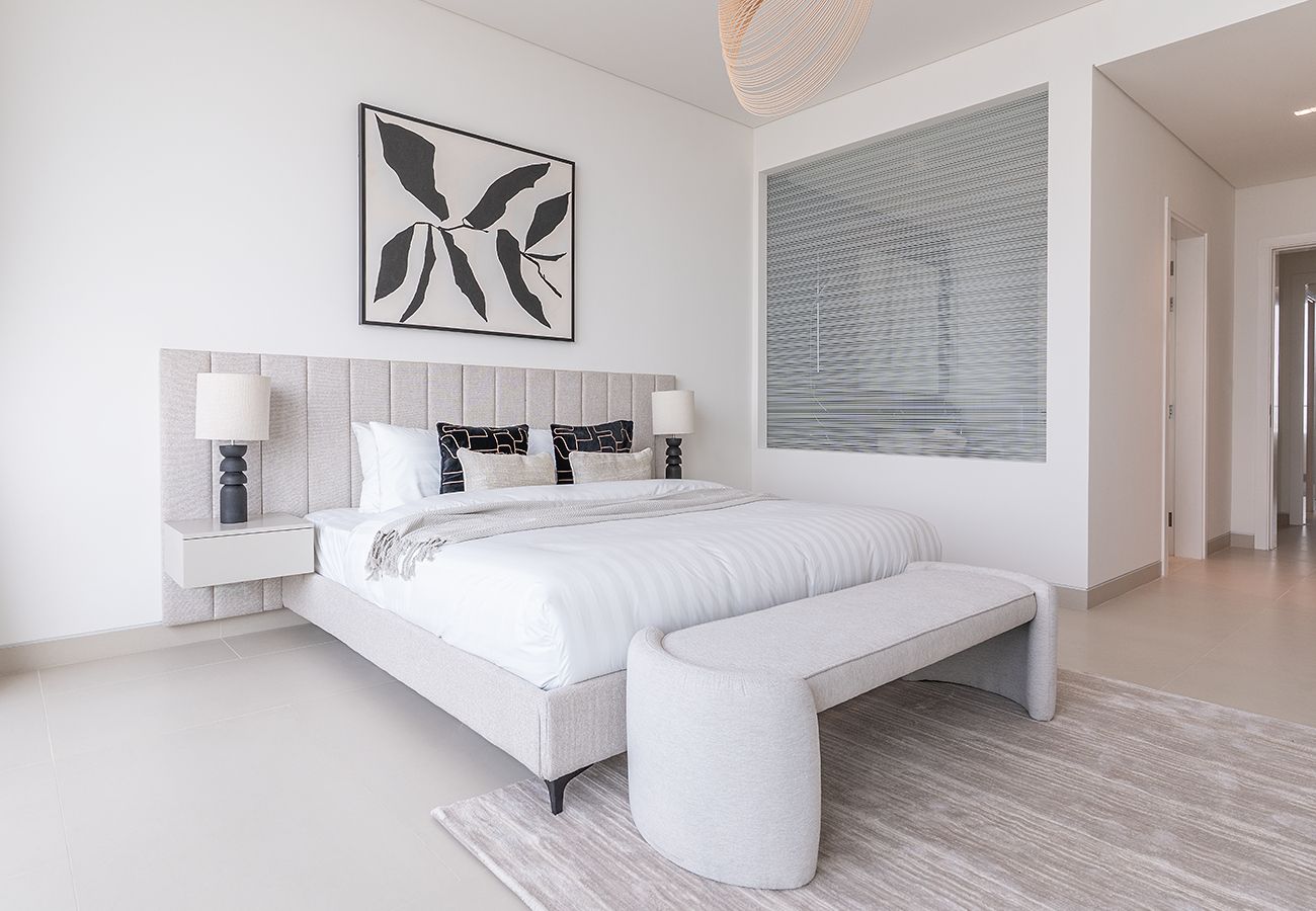 Apartment in Ajman - Luxury 2BR+Maid with Sea views in Seaside Hills