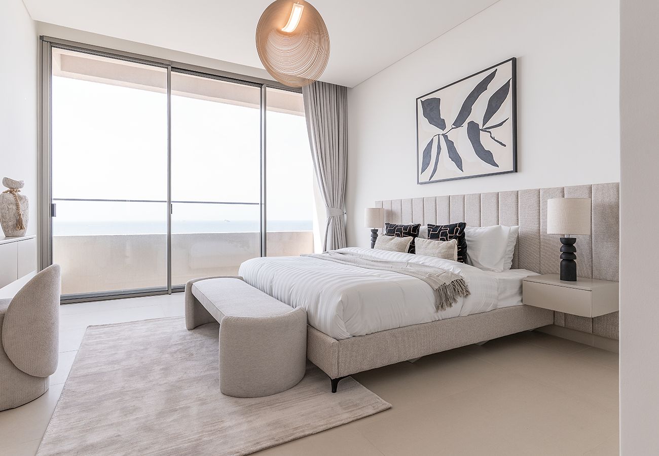 Apartment in Ajman - Luxury 2BR+Maid with Sea views in Seaside Hills