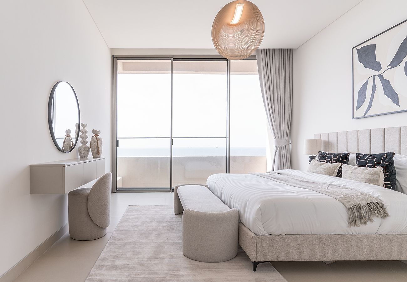 Apartment in Ajman - Luxury 2BR+Maid with Sea views in Seaside Hills