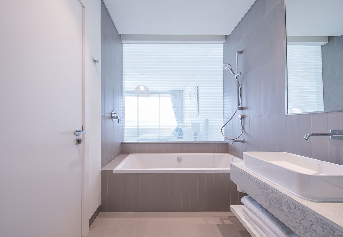 Apartment in Ajman - Luxury 2BR+Maid with Sea views in Seaside Hills