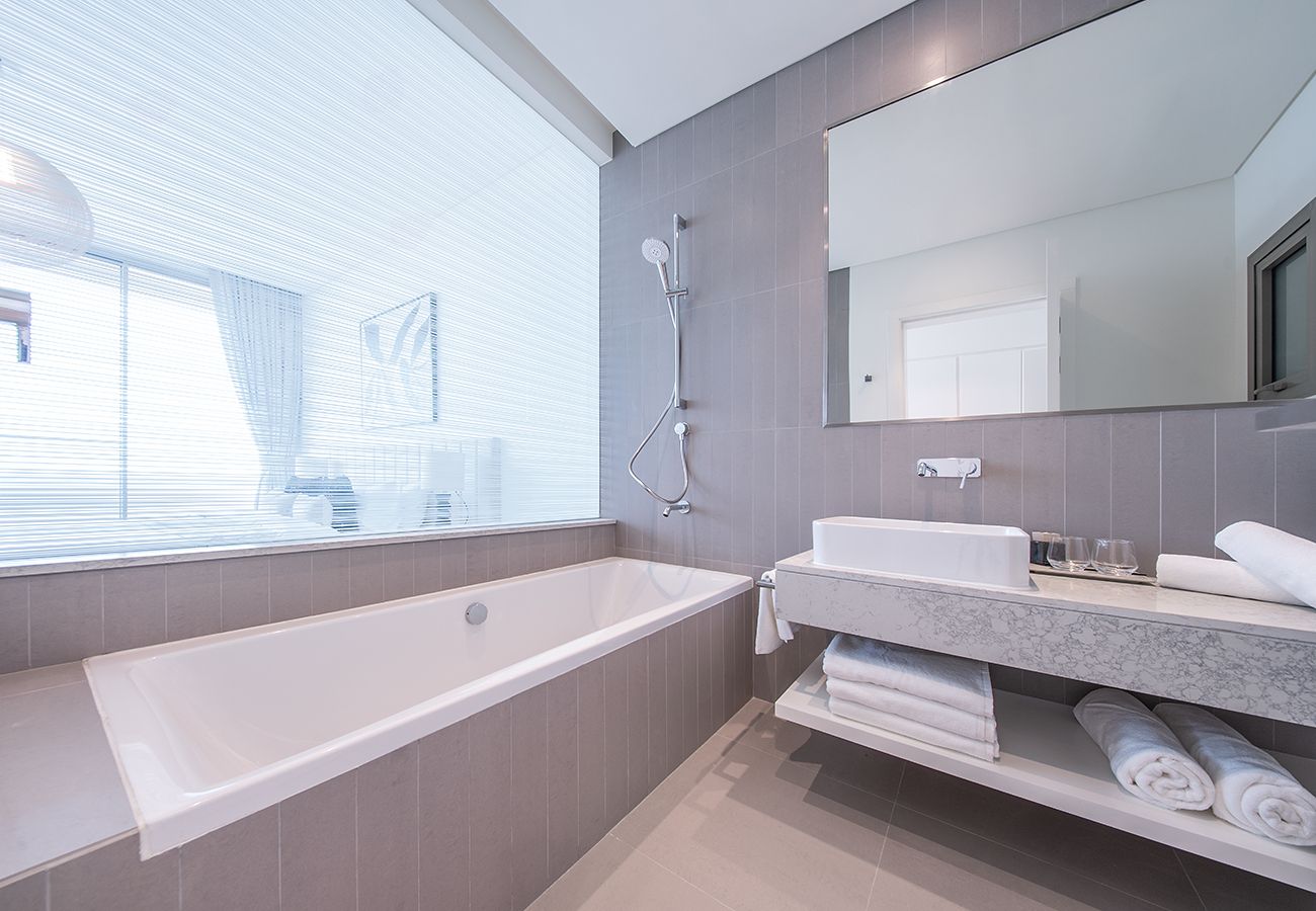 Apartment in Ajman - Luxury 2BR+Maid with Sea views in Seaside Hills