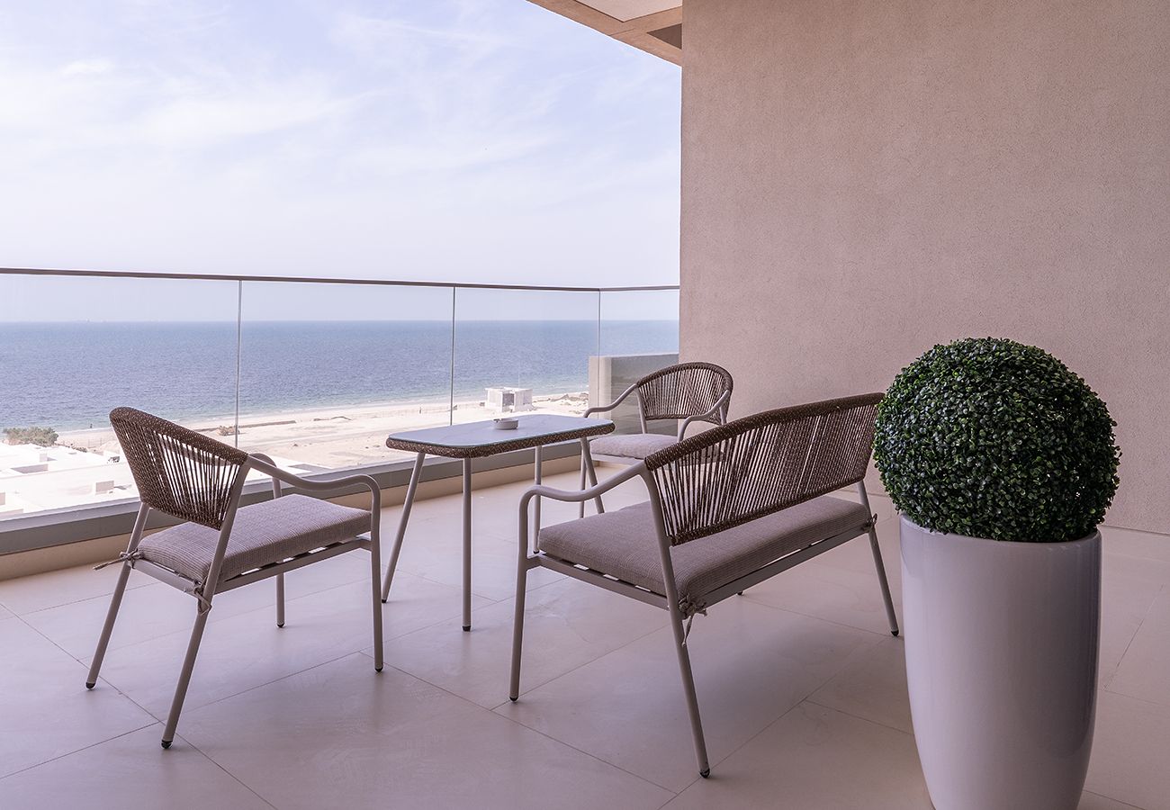 Apartment in Ajman - Luxury 2BR+Maid with Sea views in Seaside Hills