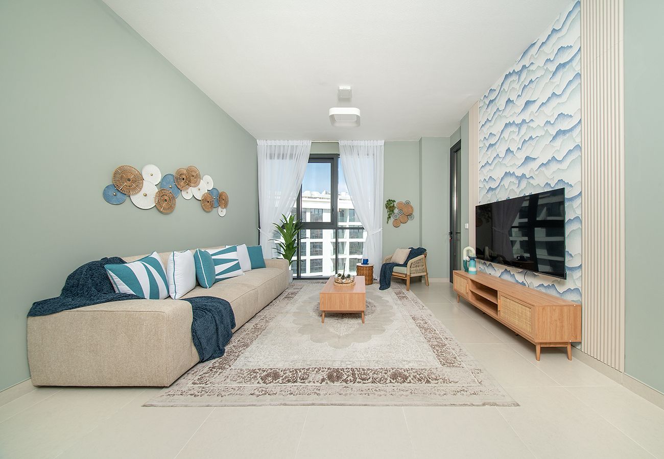 Apartment in Ajmal Makan - Modern 1BR with Beach Access Blue Bay Walk