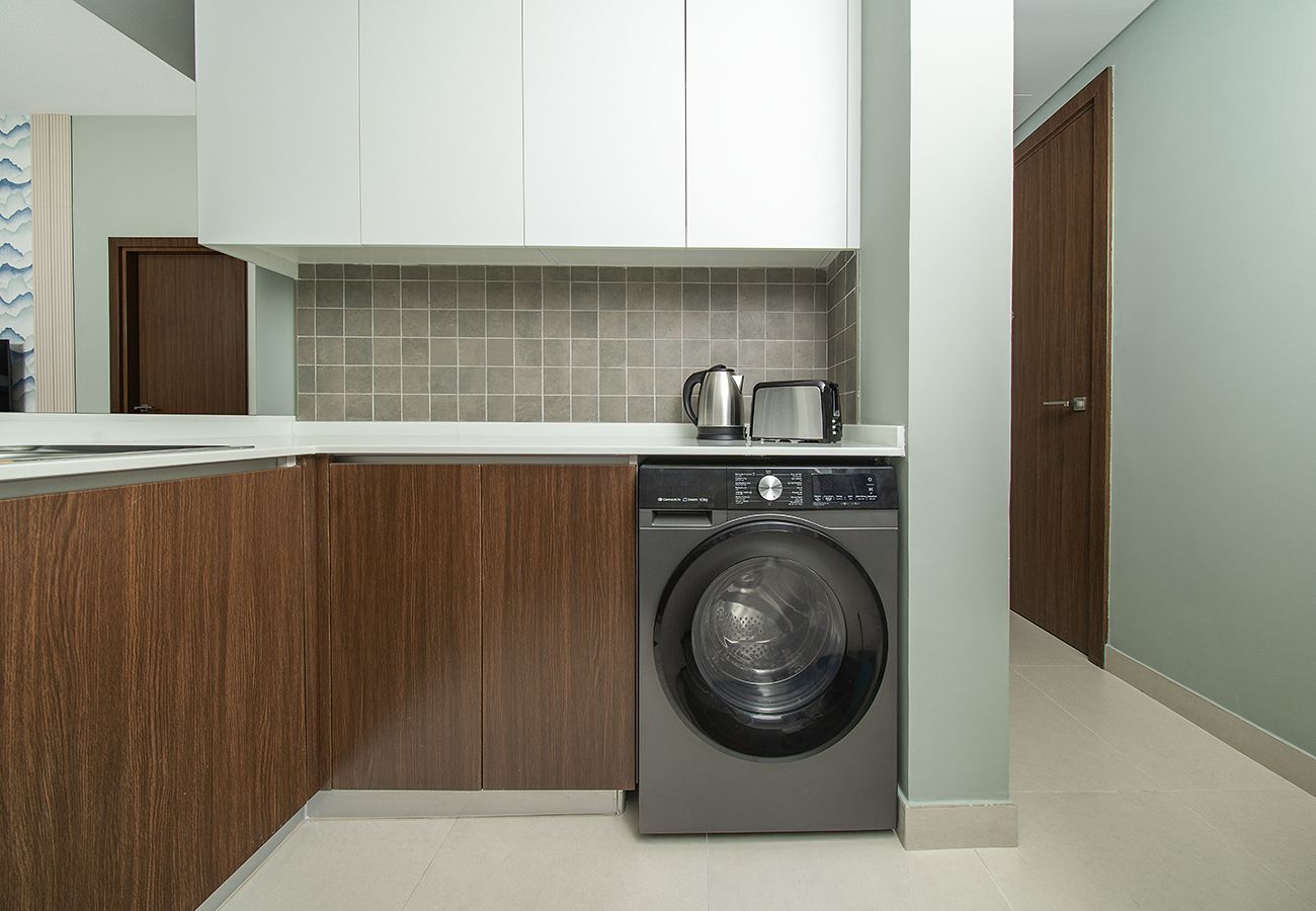 Apartment in Ajmal Makan - Modern 1BR with Beach Access Blue Bay Walk