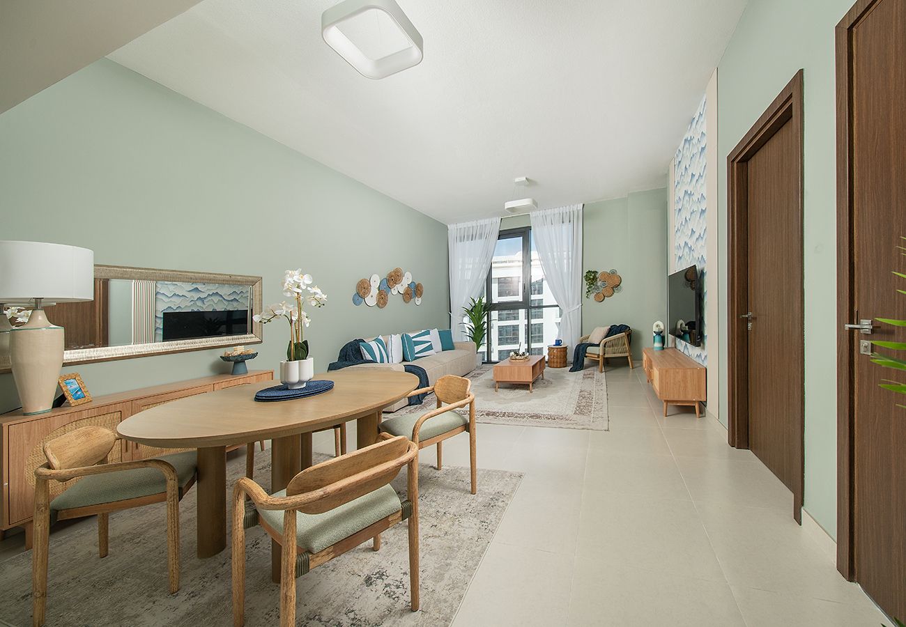 Apartment in Ajmal Makan - Modern 1BR with Beach Access Blue Bay Walk