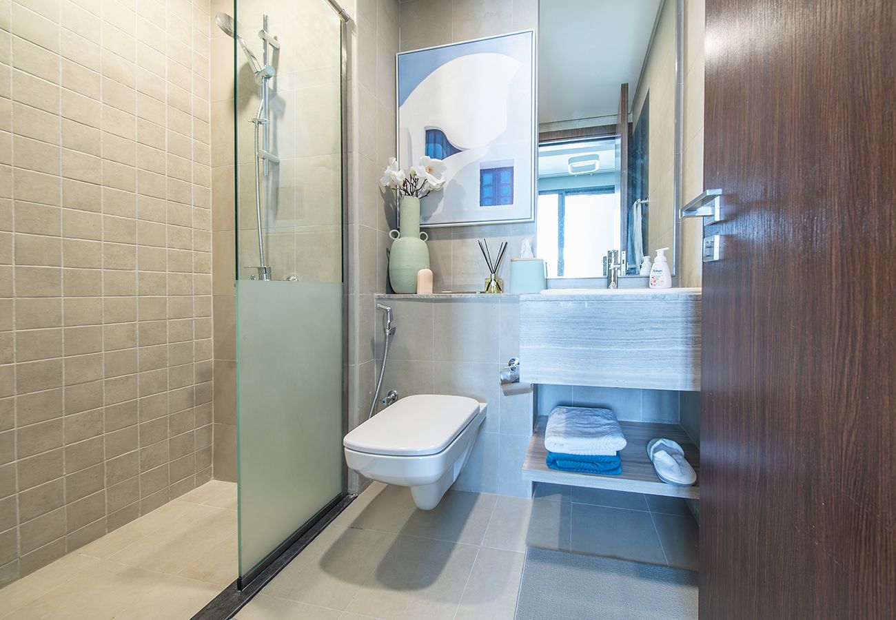 Apartment in Ajmal Makan - Modern 1BR with Beach Access Blue Bay Walk