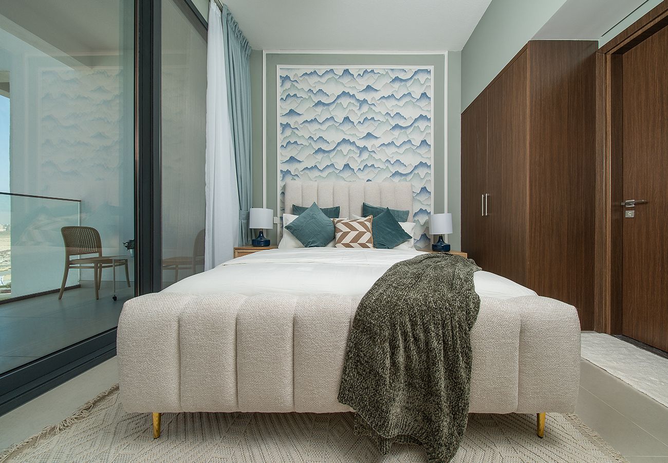 Apartment in Ajmal Makan - Modern 1BR with Beach Access Blue Bay Walk