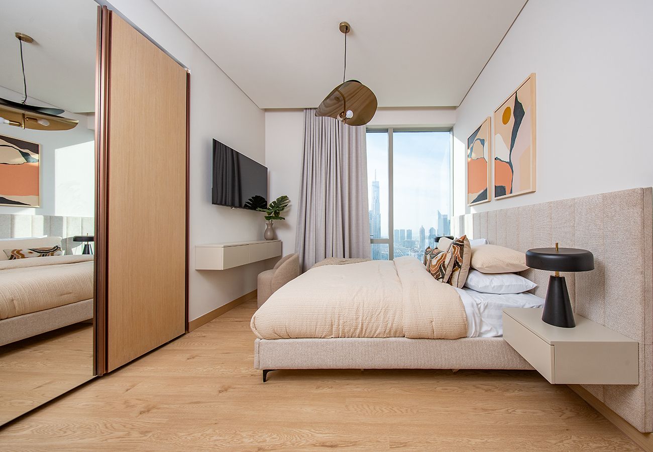 Apartment in Dubai - Premium 2BR In Vida with Burj Khalifa View