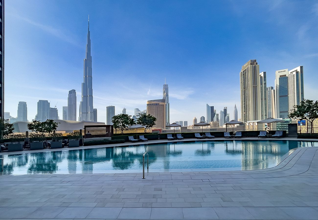 Apartment in Dubai - Premium 2BR In Vida with Burj Khalifa View