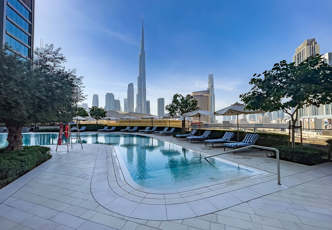 Apartment in Dubai - Premium 2BR In Vida with Burj Khalifa View