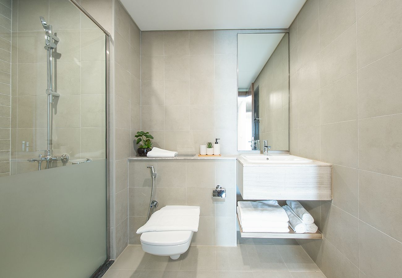 Apartment in Ajmal Makan - Stylish 2BR in Blue Bay Walk Ajmal Makan