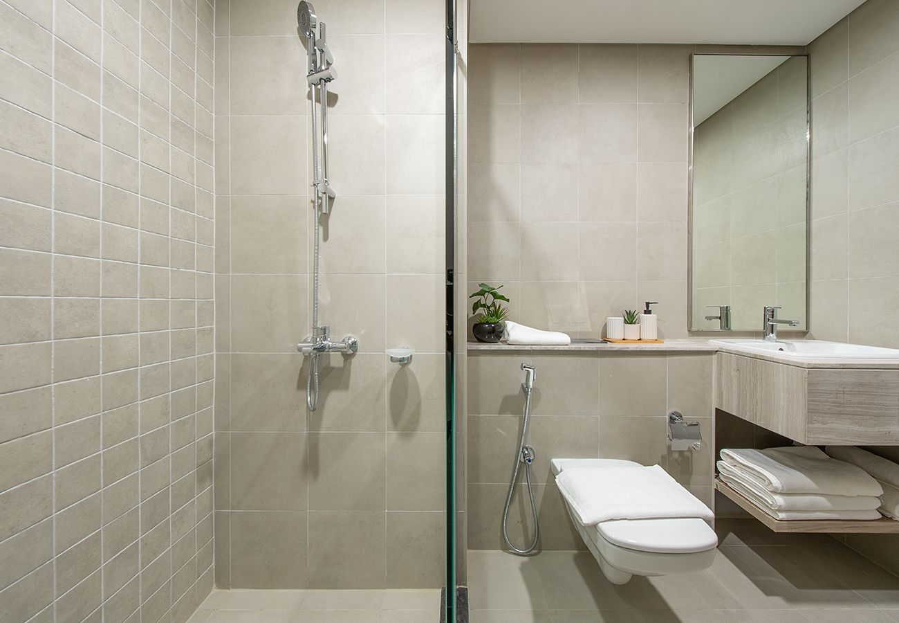 Apartment in Ajmal Makan - Stylish 2BR in Blue Bay Walk Ajmal Makan