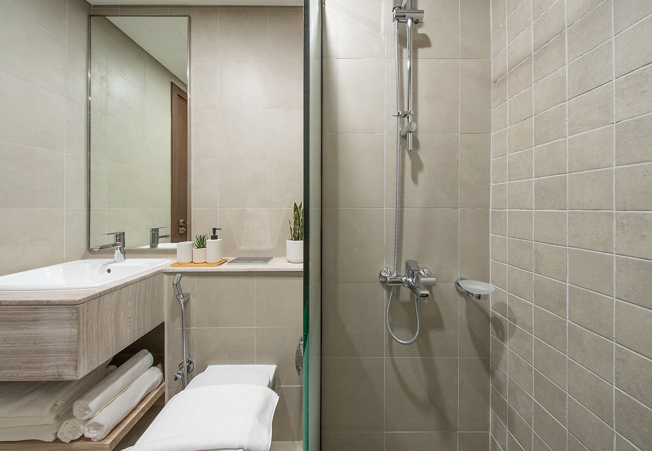 Apartment in Ajmal Makan - Stylish 2BR in Blue Bay Walk Ajmal Makan