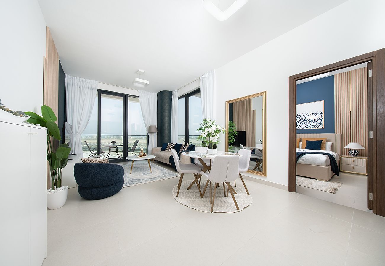 Apartment in Ajmal Makan - Modern 1BR In Blue Bay Walk Ajmal Makan