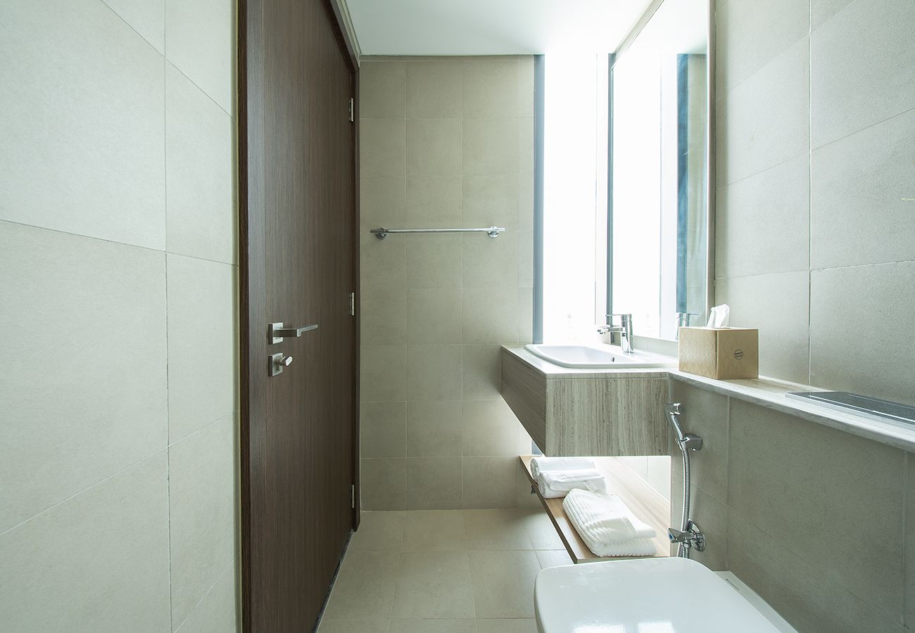 Apartment in Ajmal Makan - Modern 1BR In Blue Bay Walk Ajmal Makan