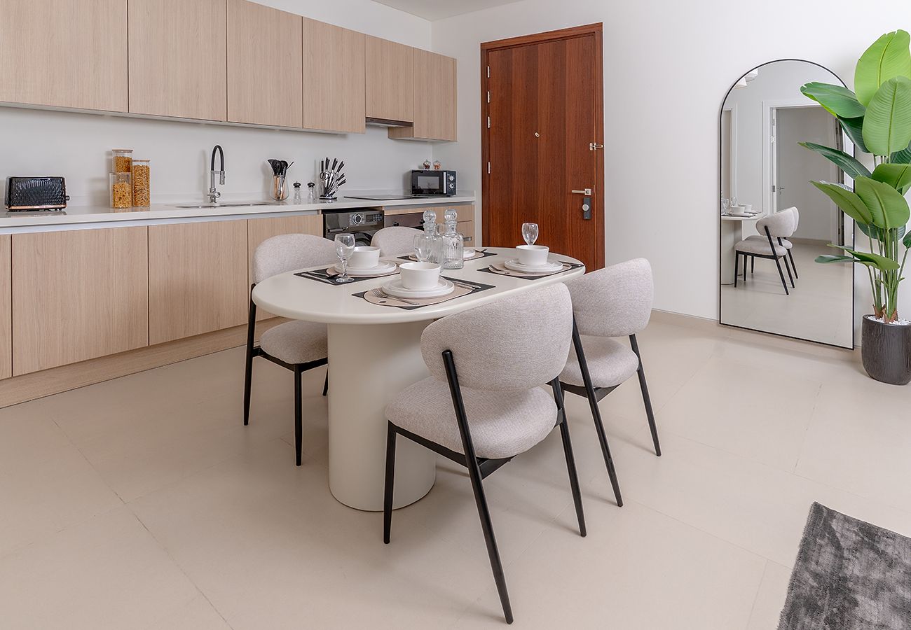 Apartment in Ajman - Stylish 1BR in Al Zohra Seaside Hills with Beachside Living