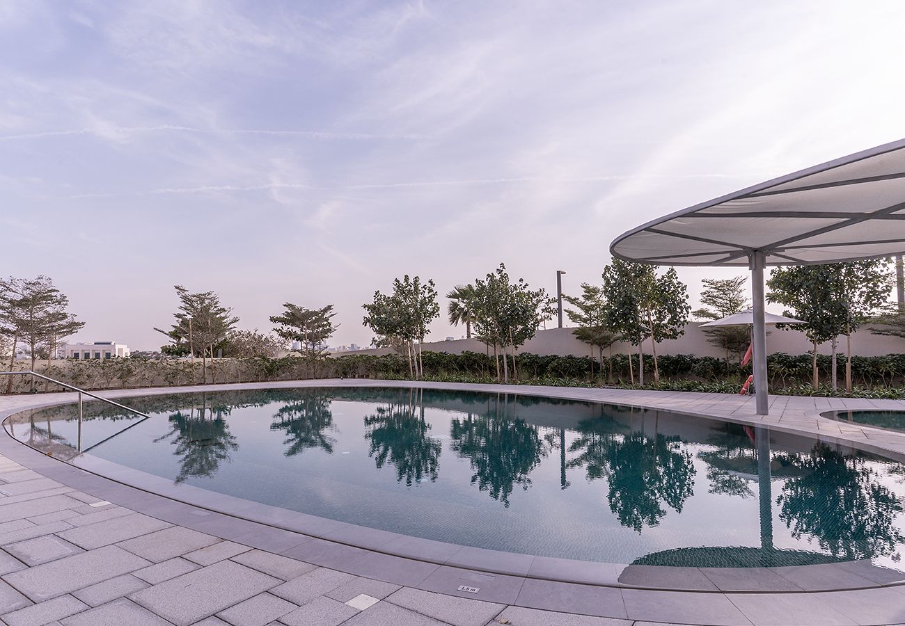 Apartment in Ajman - Stylish 1BR in Al Zohra Seaside Hills with Beachside Living