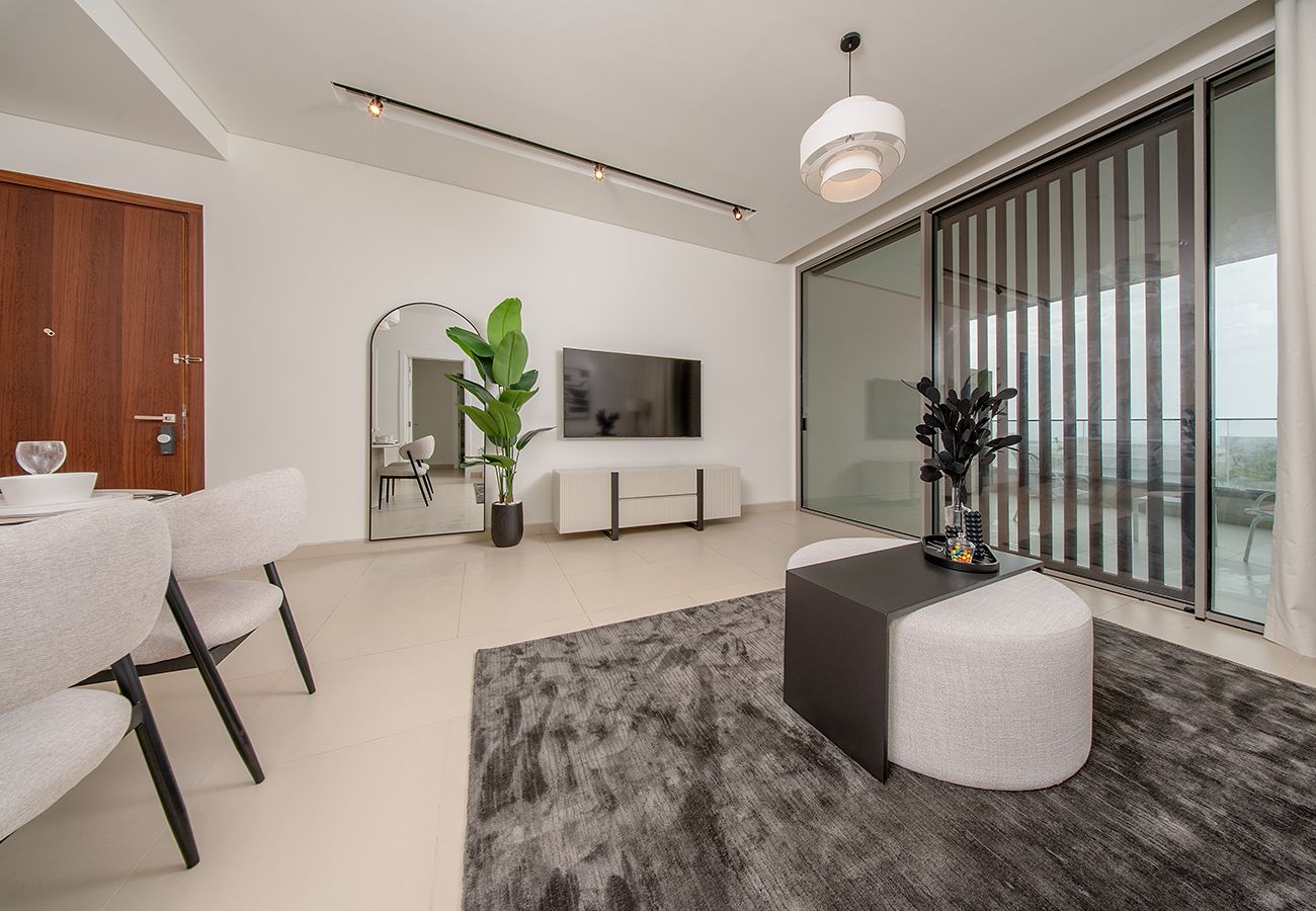 Apartment in Ajman - Stylish 1BR in Al Zohra Seaside Hills with Beachside Living