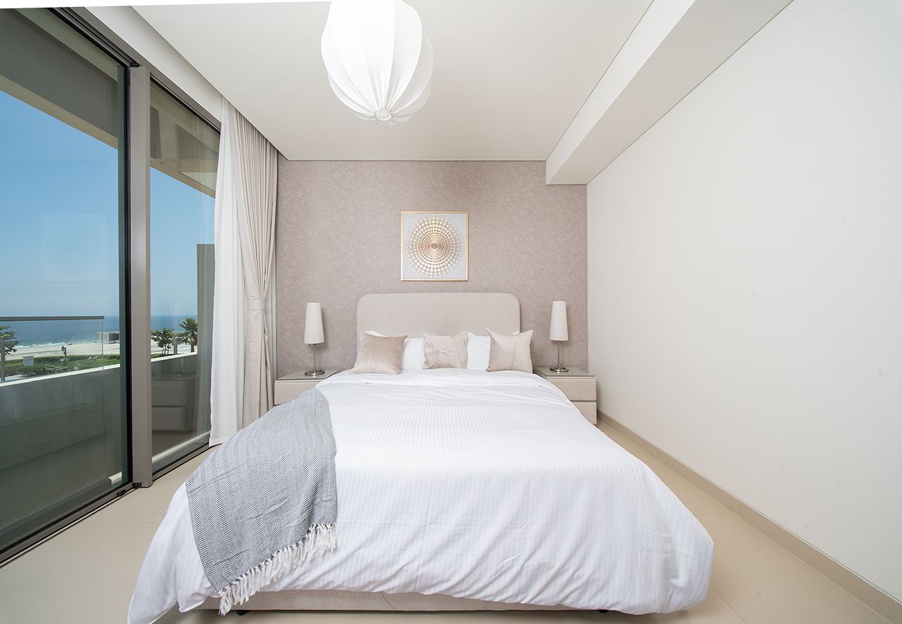 Apartment in Ajman - Sea View Stay at Seaside Hills 1BR