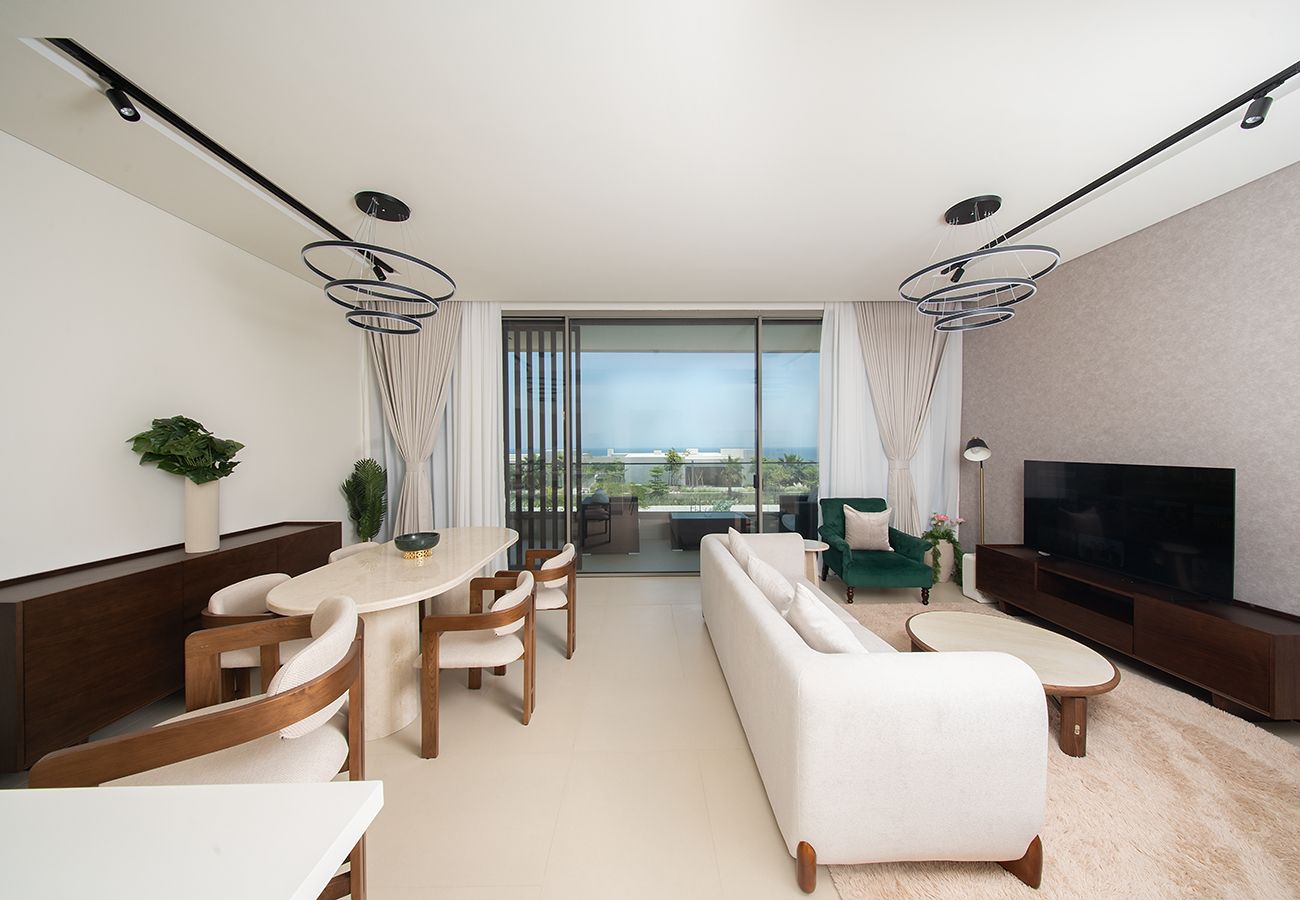 Apartment in Ajman - Sea View Stay at Seaside Hills 1BR