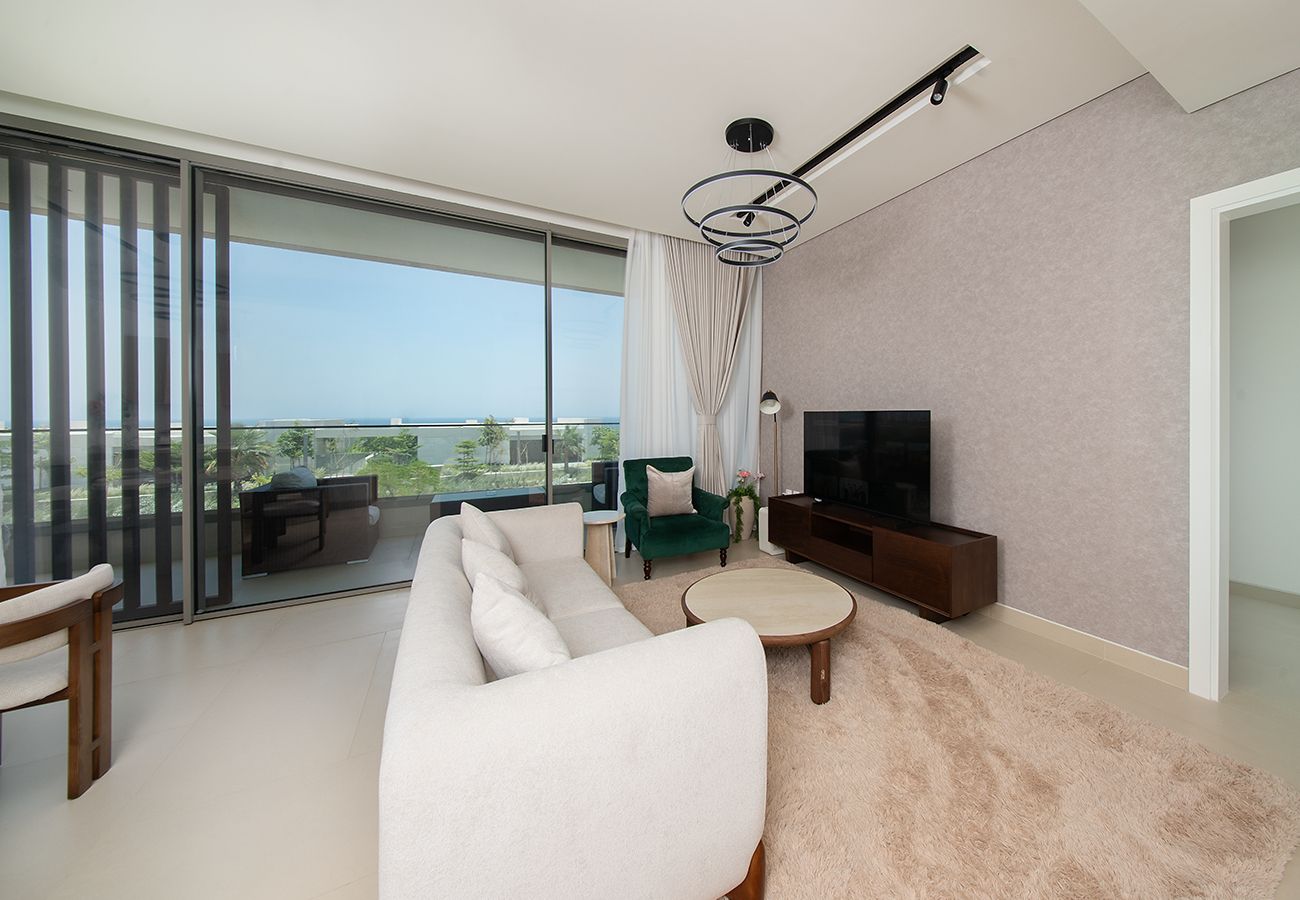 Apartment in Ajman - Sea View Stay at Seaside Hills 1BR