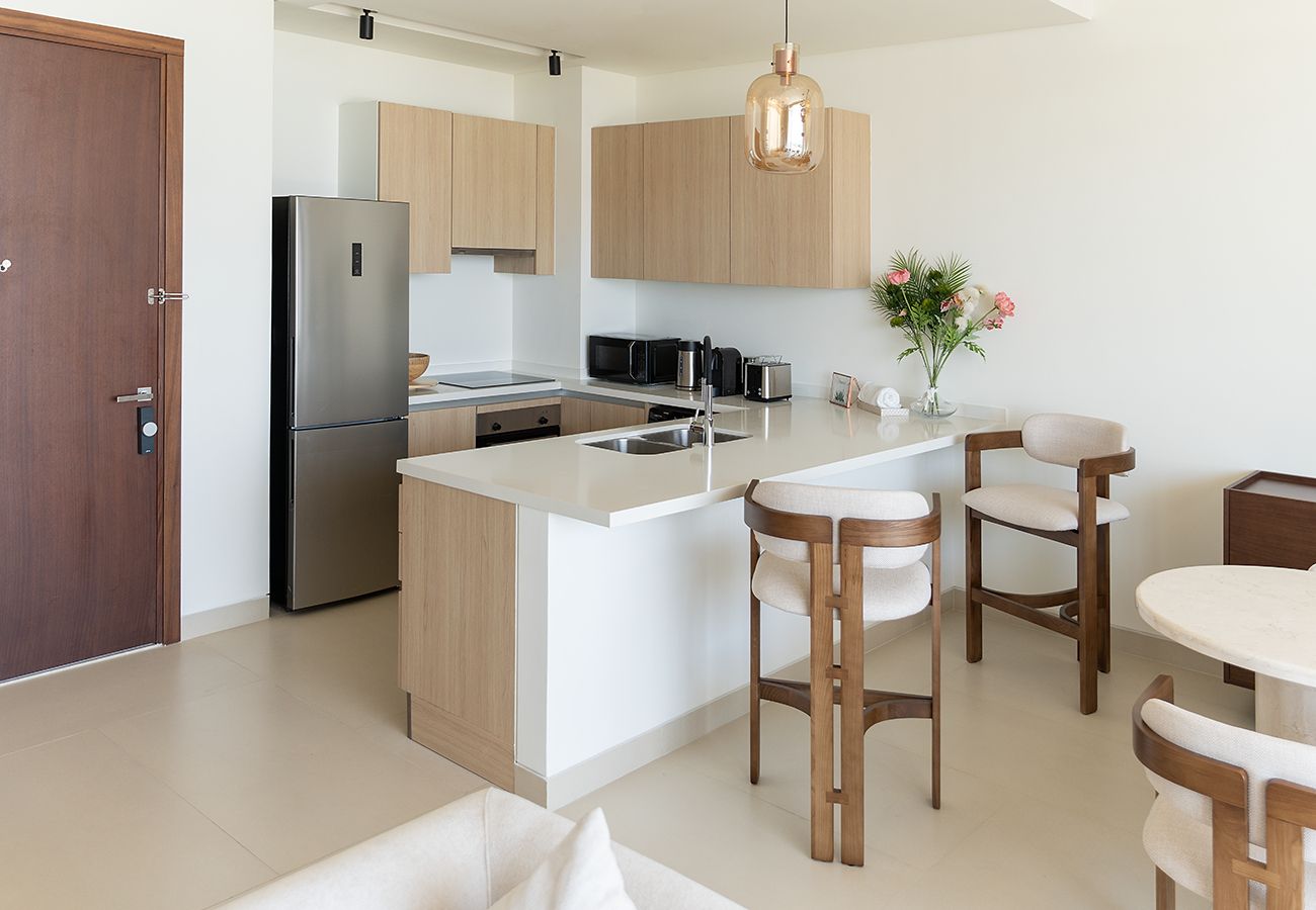 Apartment in Ajman - Sea View Stay at Seaside Hills 1BR