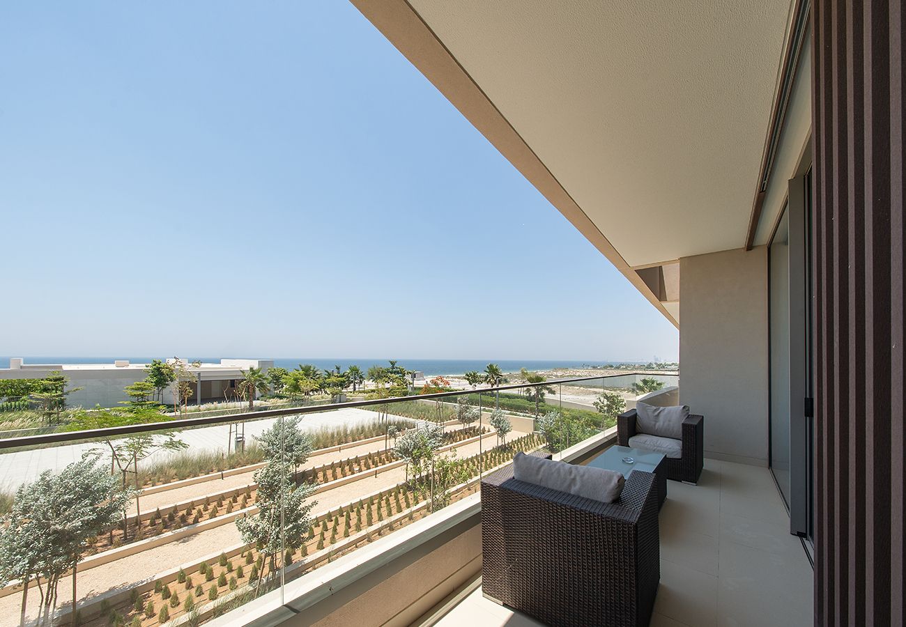 Apartment in Ajman - Sea View Stay at Seaside Hills 1BR