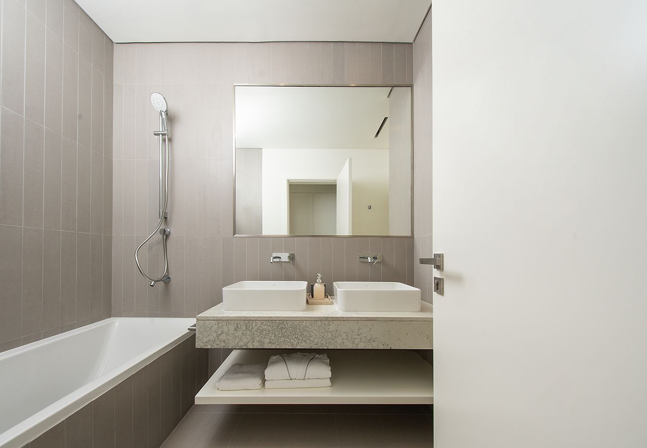 Apartment in Ajman - Seaside Hills 1BR with Sea View Balcony