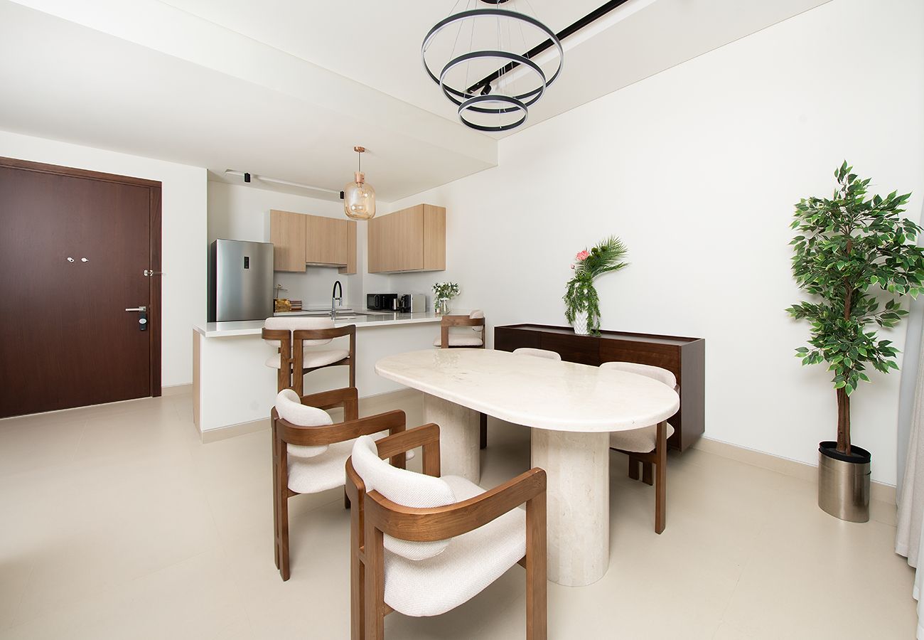 Apartment in Ajman - Seaside Hills 1BR with Sea View Balcony