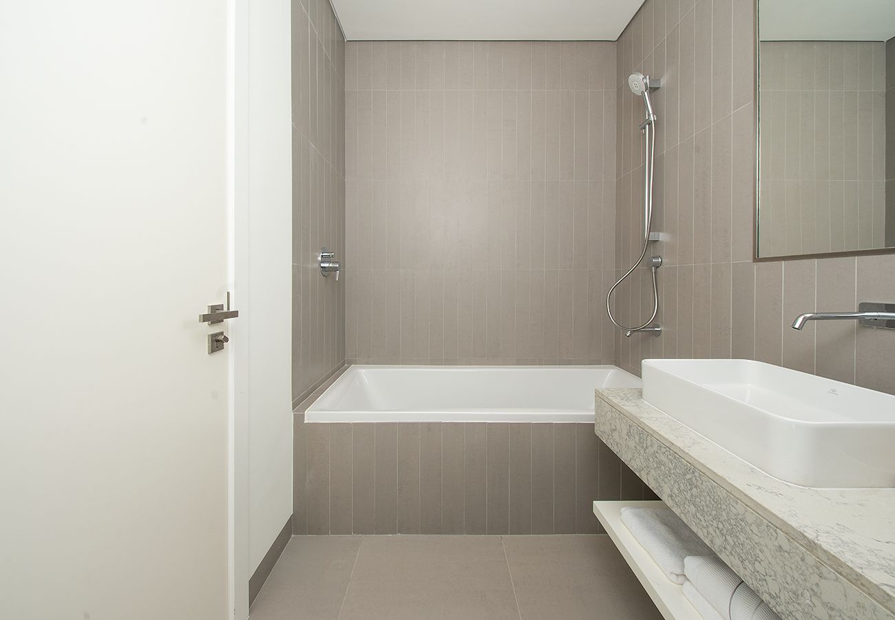 Apartment in Ajman - Seaside Hills 1BR with Sea View Balcony