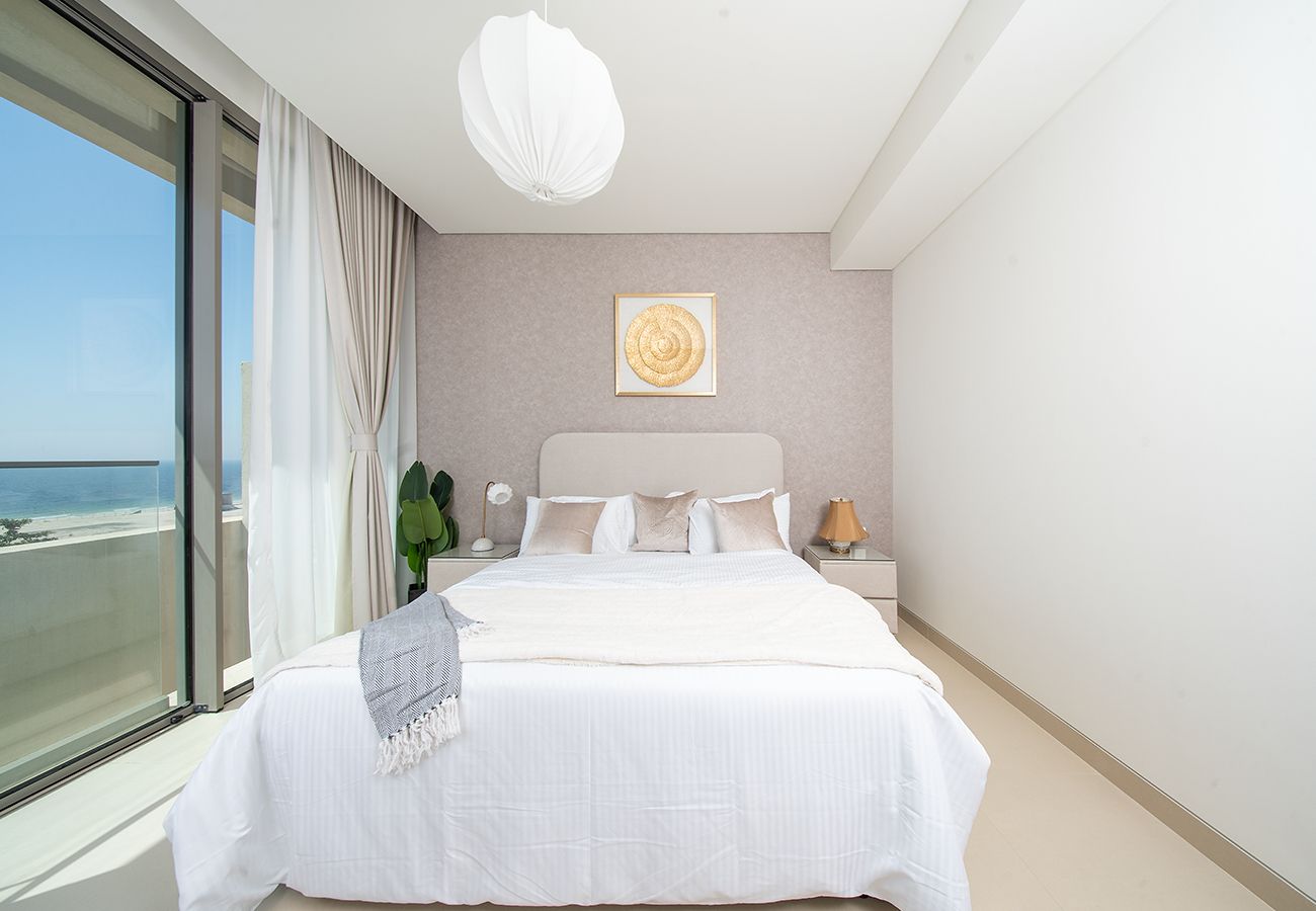 Apartment in Ajman - Seaside Hills 1BR with Sea View Balcony