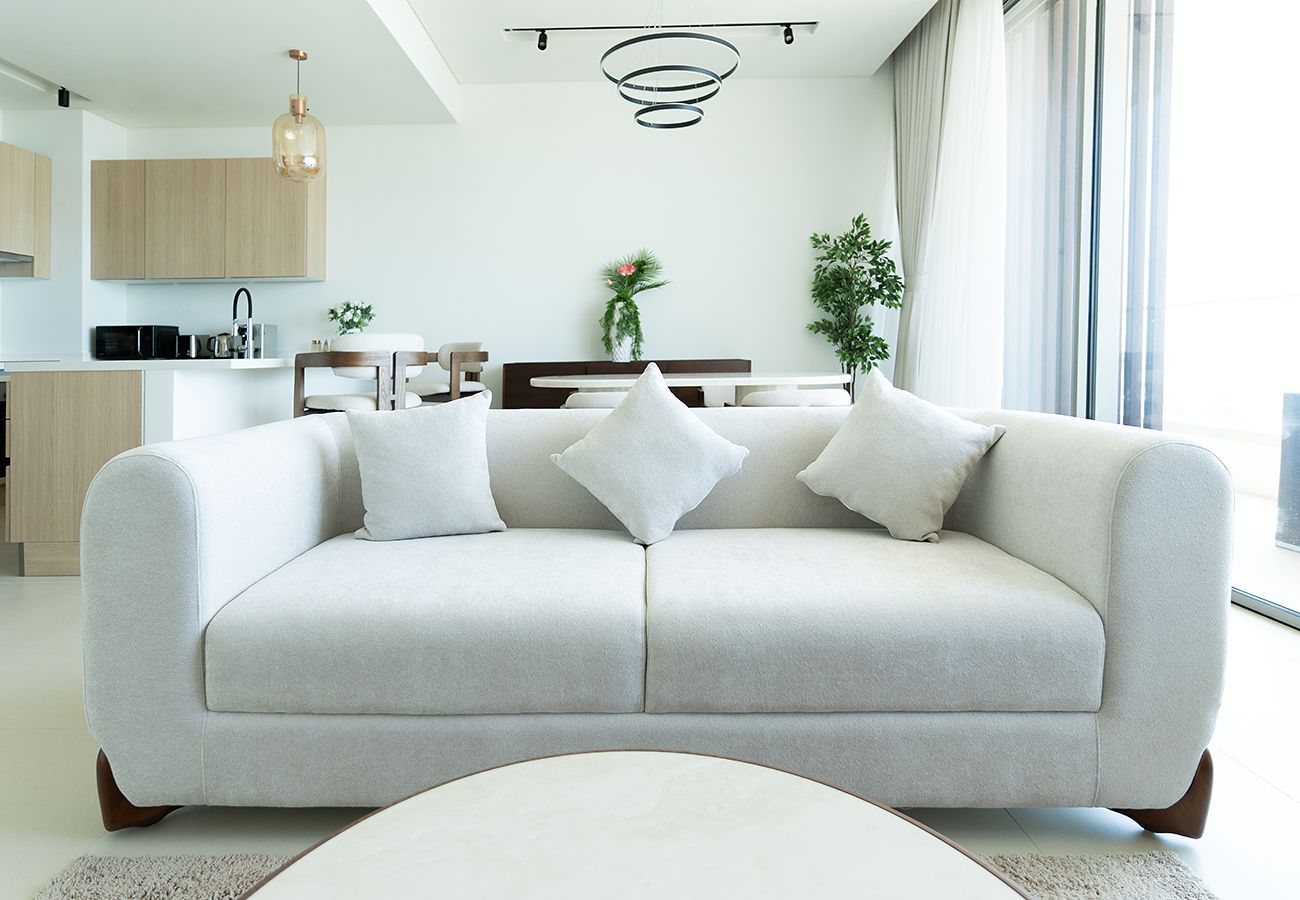 Apartment in Ajman - Seaside Hills 1BR with Sea View Balcony