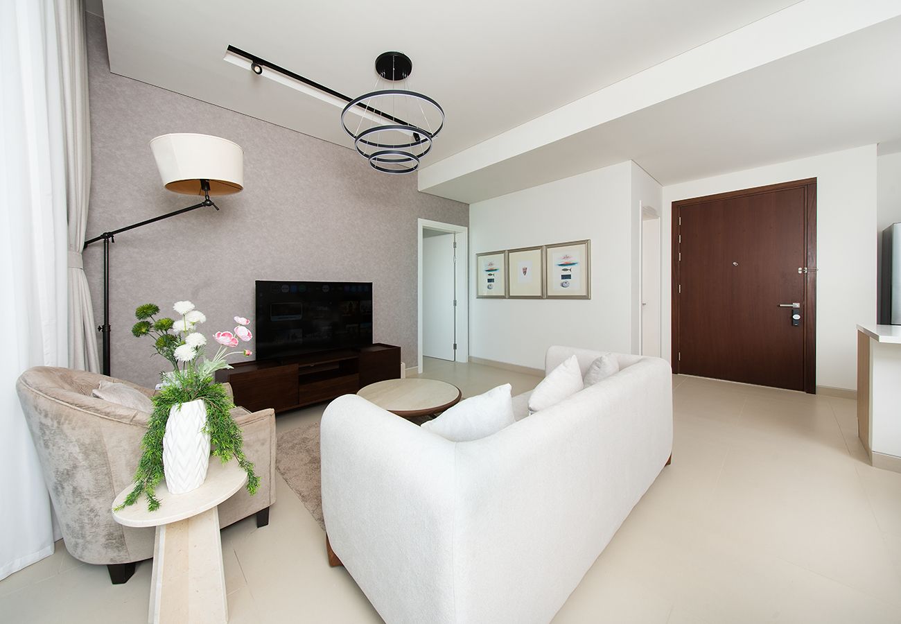Apartment in Ajman - Seaside Hills 1BR with Sea View Balcony
