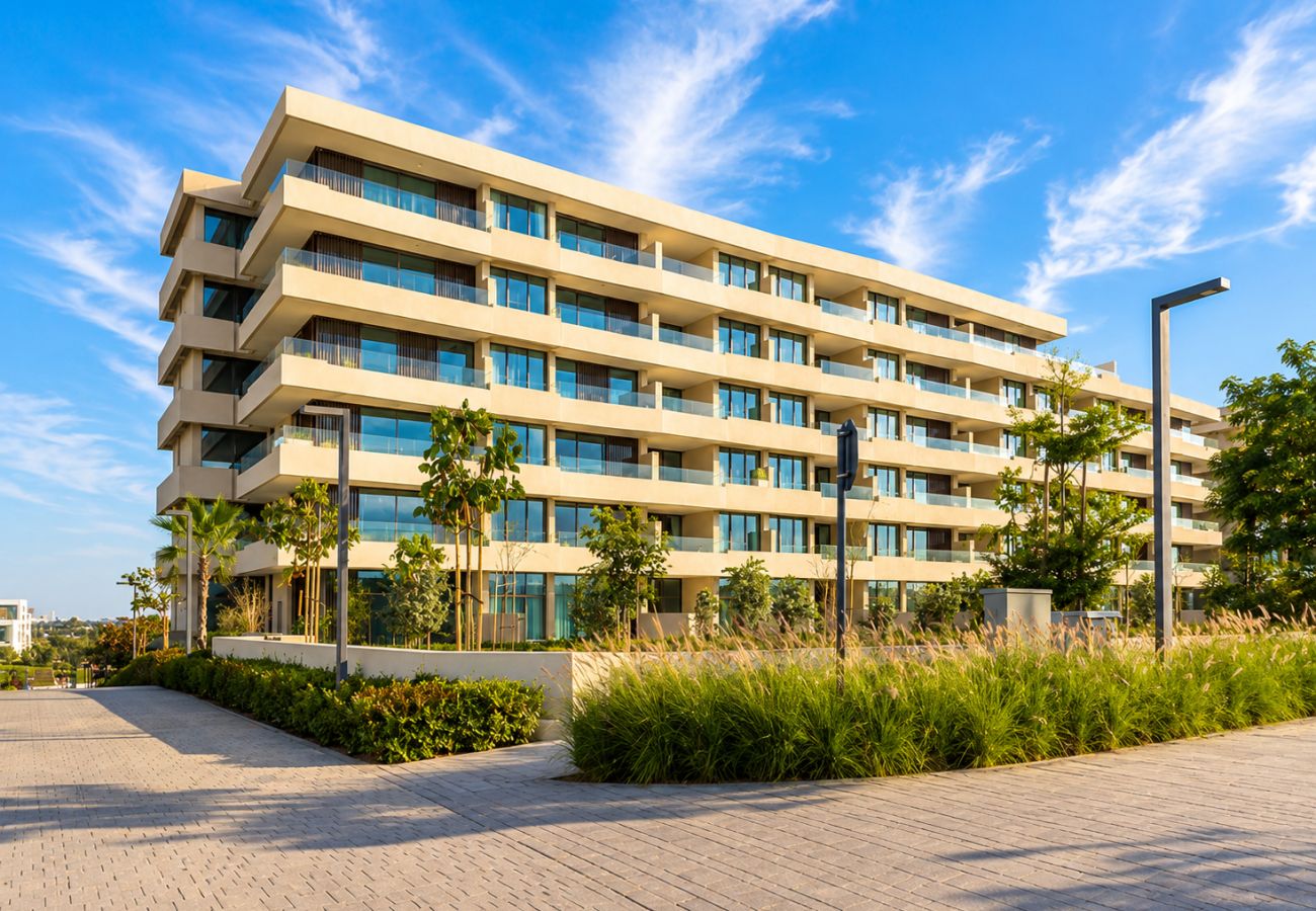Apartment in Ajman - Seaside Hills 1BR with Sea View Balcony