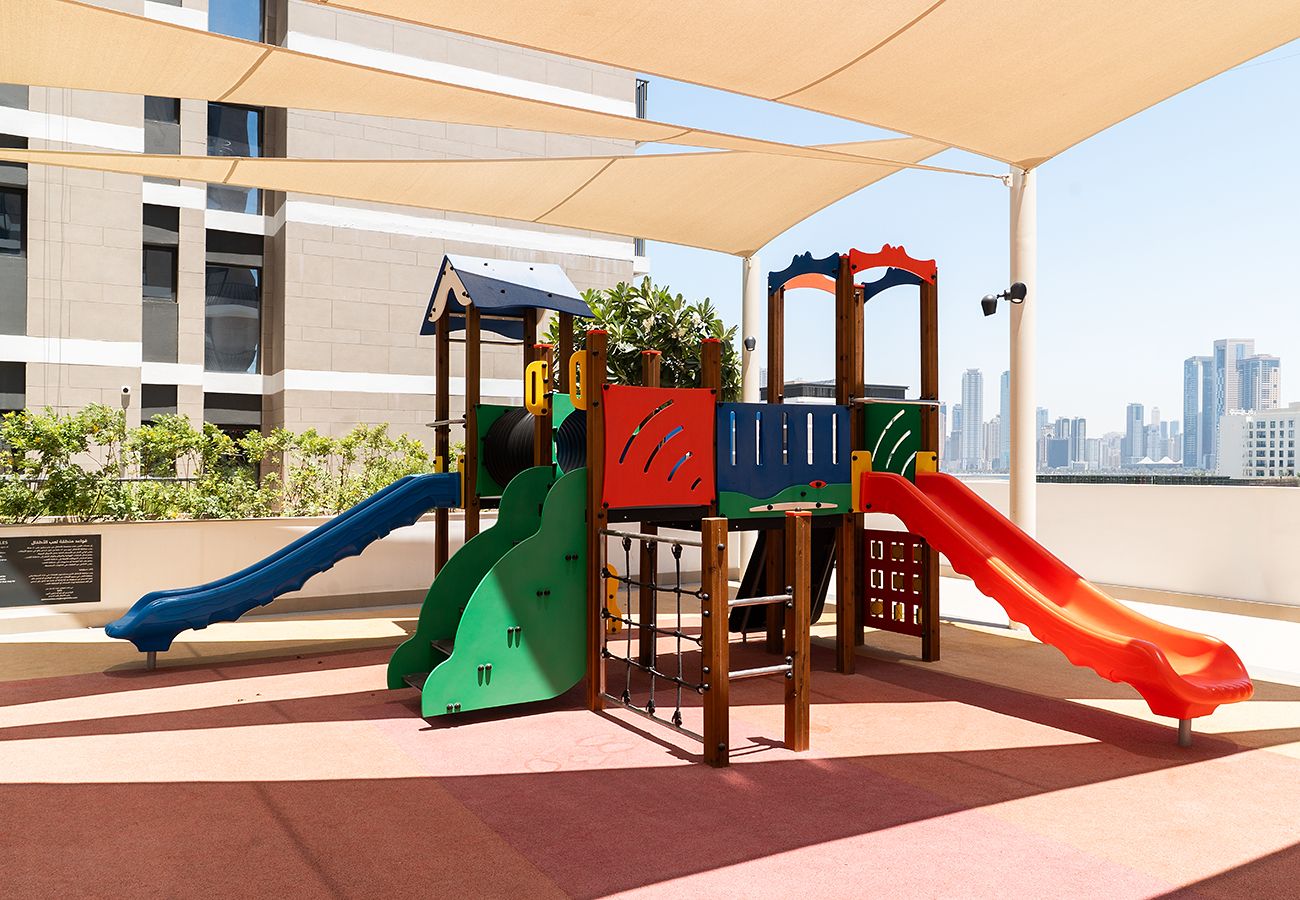 Apartment in Sharjah - Modern 2BR Retreat at Jawaher Residence 1